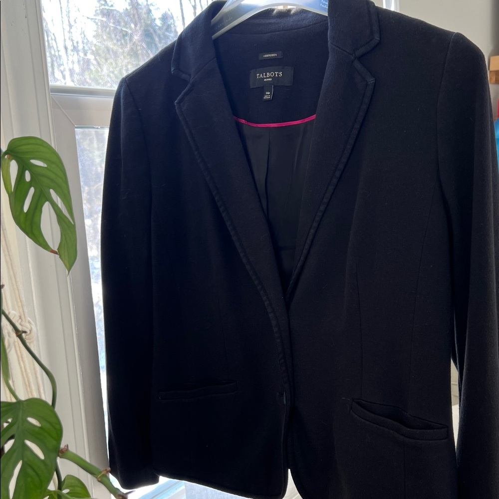 Talbots Aberdeen Women's Elegant Black Blazer